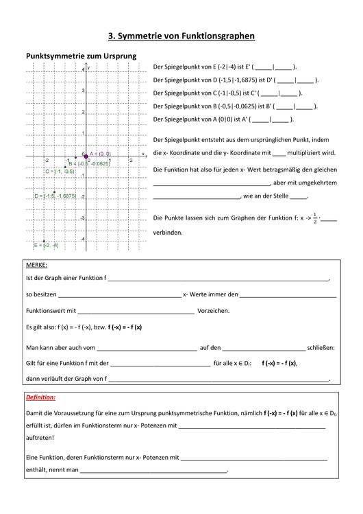 Datei:AB Symmetrie von Funktionsgraphen.pdf