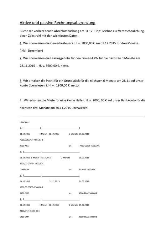 Datei:Aktive und passive Rechnungsabgrenzung Übungsblatt mit Lösung.pdf